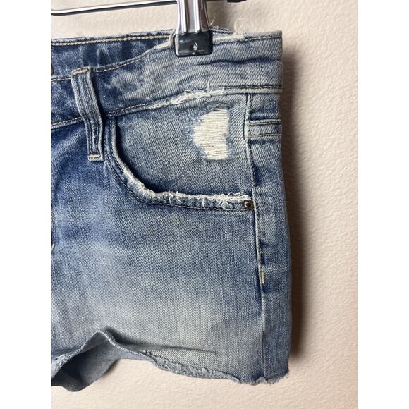JOE'S Distressed Denim Shorts Women’s Sz 28 Vintage Reserve - Picture 2 of 6